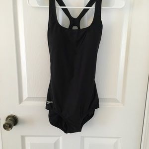 Speedo Black One Piece Bathing Suit